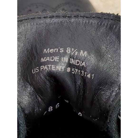 Cole Haan Air Pitney Oxford Shoe Mens 8.5 Black Wingtip Leather Lace Up Business - Picture 9 of 11